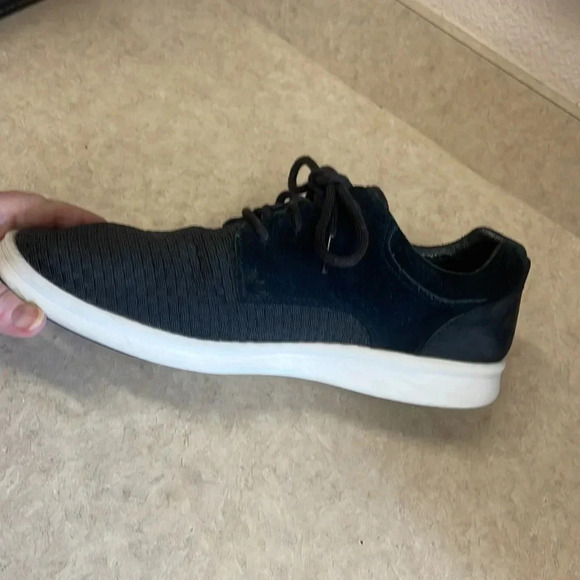 Ugg Hepner Black Woven Suede Sneakers - Picture 7 of 9